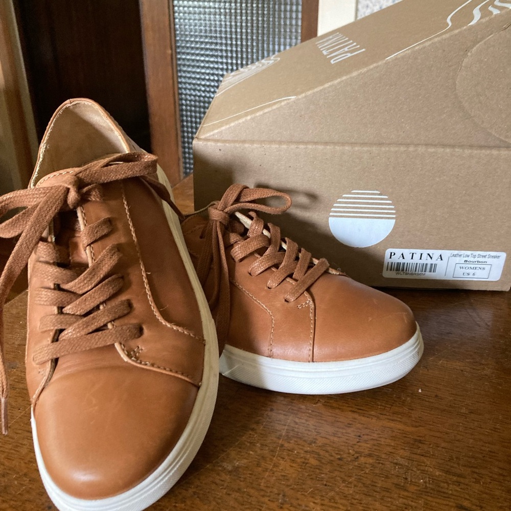 New Portland Leather Patina Sneakers